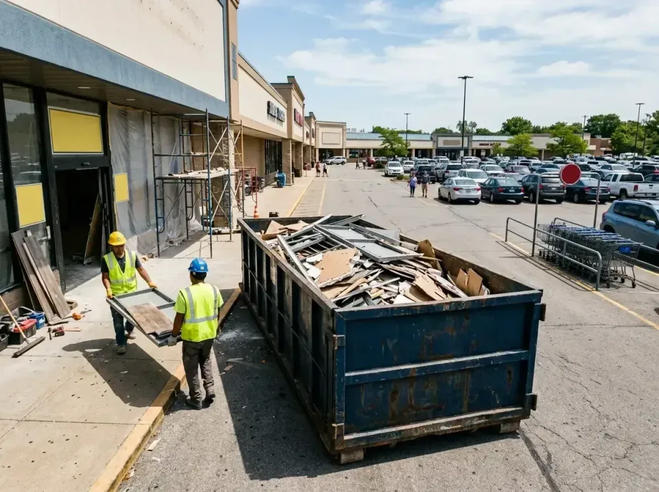 retail-store-renovation-debris-003 — frequently asked questions, Roll-off Dumpster Rentals in Oak Creek, WI